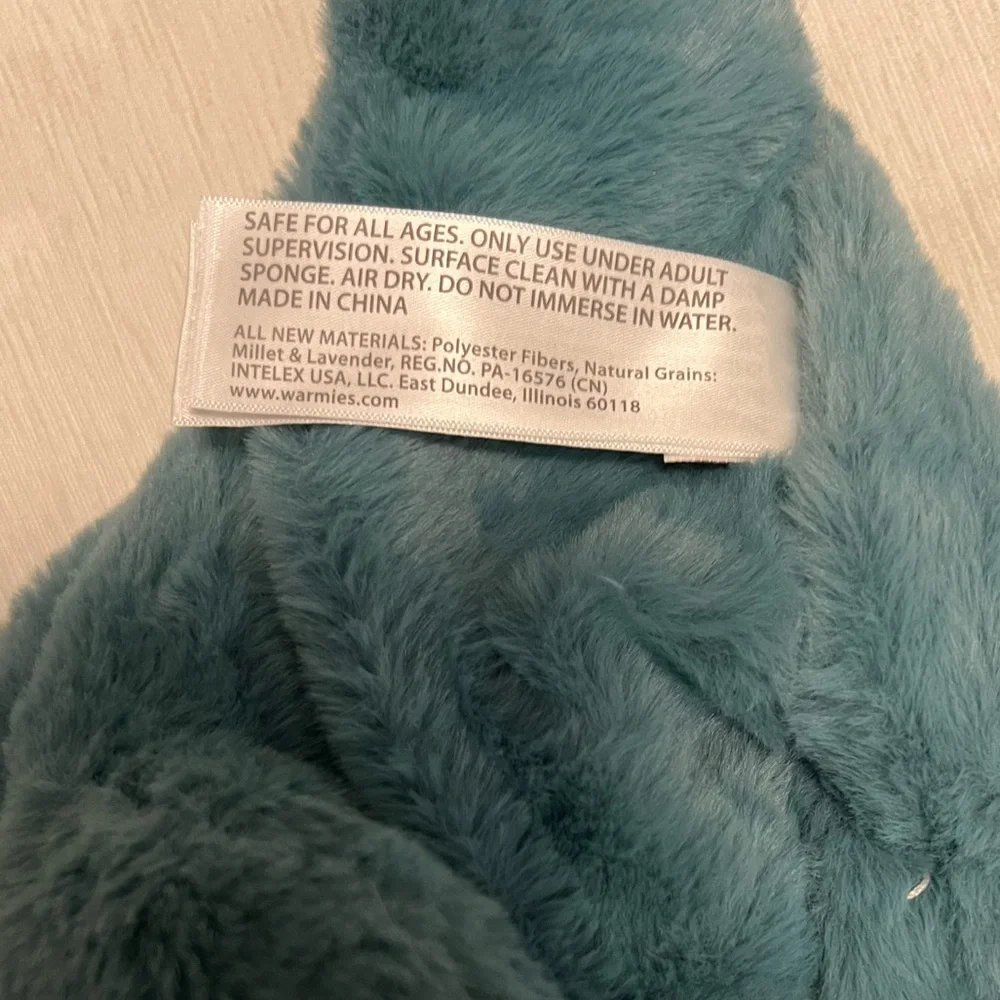 NWT Warmies Velociraptor Heat or Cool Weighted Stuffed French Lavender - Picture 10 of 10